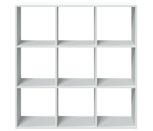 Librería divisora madera ingeniería blanca 102x29x103,5 cm