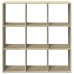 Librería divisor madera ingeniería roble Sonoma 102x29x103,5 cm