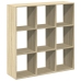 Librería divisor madera ingeniería roble Sonoma 102x29x103,5 cm