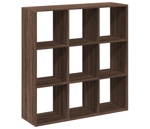 Librería divisora madera marrón roble 102x29x103,5 cm