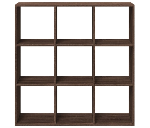 Librería divisora madera marrón roble 102x29x103,5 cm