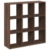 Librería divisora madera marrón roble 102x29x103,5 cm