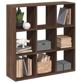 Librería divisora madera marrón roble 102x29x103,5 cm