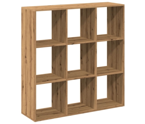 Librería divisora madera roble artisan 102x29x103,5 cm