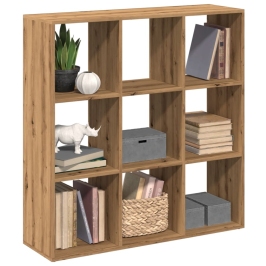 Librería divisora madera roble artisan 102x29x103,5 cm