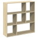 Librería divisor madera ingeniería roble Sonoma 102x29x103,5 cm