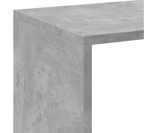 Librería divisora madera gris hormigón 102x29x103,5 cm