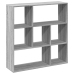 Librería divisor madera ingeniería gris Sonoma 102x29x103,5 cm