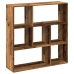 Librería divisora madera ingeniería envejecida 102x29x103,5 cm