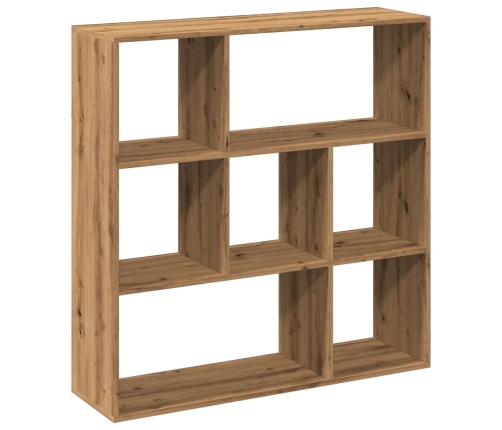 Librería divisora madera roble artisan 102x29x103,5 cm