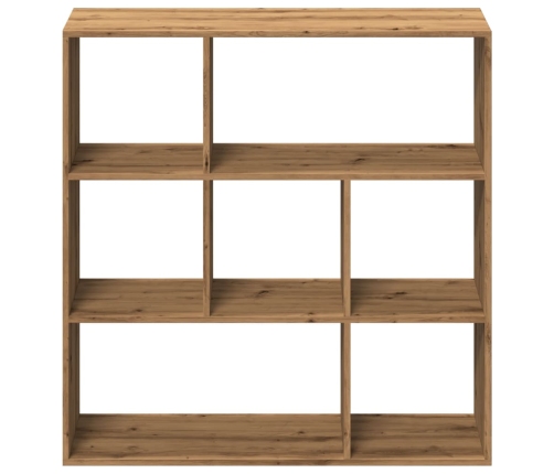 Librería divisora madera roble artisan 102x29x103,5 cm