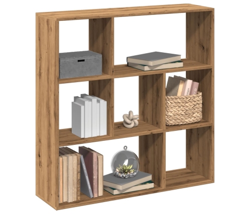 Librería divisora madera roble artisan 102x29x103,5 cm