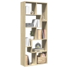 Librería divisora madera ingeniería roble Sonoma 67x25x161,5 cm