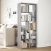 Librería divisora madera ingeniería gris Sonoma 67x25x161,5 cm