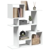 Librería divisora madera ingeniería blanca 92x29x112 cm