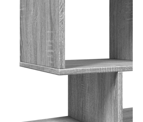 Librería divisora madera ingeniería gris Sonoma 92x29x112 cm