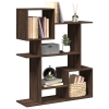 Librería divisora madera ingeniería marrón roble 92x29x112 cm