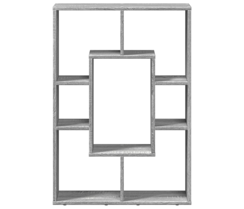 Estantería de madera de ingeniería gris Sonoma 63x20x90 cm