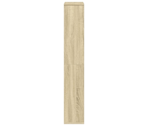 Estantería de madera de ingeniería roble Sonoma 60x20x120 cm