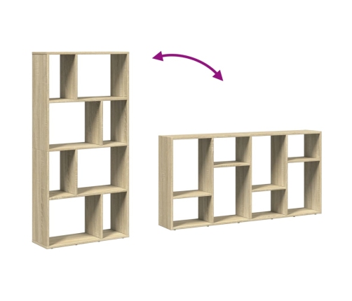 Estantería de madera de ingeniería roble Sonoma 60x20x120 cm