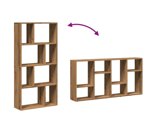 Estantería de madera de ingeniería roble artisian 60x20x120 cm