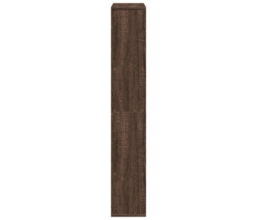 Estantería de madera de ingeniería marrón roble 72x20x120 cm