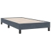 Estructura de cama sin colchón terciopelo gris oscuro 90x210 cm