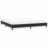 Estructura de cama sin colchón terciopelo negro 180x210 cm