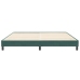 Estructura cama sin colchón terciopelo verde oscuro 200x210cm