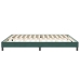 Estructura cama sin colchón terciopelo verde oscuro 200x210cm