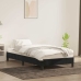 Estructura de cama sin colchón terciopelo negro 90x220 cm