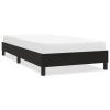 Estructura de cama sin colchón terciopelo negro 90x220 cm