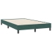 Estructura cama sin colchón terciopelo verde oscuro 120x220 cm