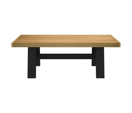 Mesa de centro NOAIN patas en A madera maciza pino 120x60x40 cm