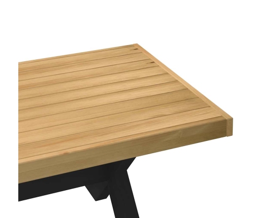 Mesa de centro NOAIN patas en X madera maciza pino 120x60x40 cm