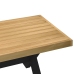 Mesa de centro NOAIN patas en X madera maciza pino 120x60x40 cm