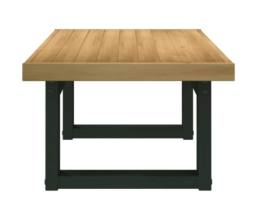 Mesa de centro NOAIN patas en U madera maciza pino 120x60x40 cm