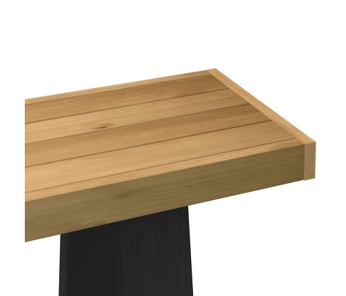 Mesa consola NOAIN patas en A madera maciza pino 120x30x75 cm