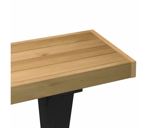 Mesa consola NOAIN patas en X madera maciza pino 120x30x75 cm