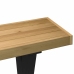 Mesa consola NOAIN patas en X madera maciza pino 120x30x75 cm