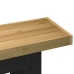 Mesa consola NOAIN patas en U madera maciza pino 120x30x75 cm