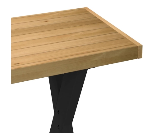 Escritorio NOAIN patas en X madera maciza pino 120x50x75 cm