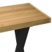 Escritorio NOAIN patas en X madera maciza pino 120x50x75 cm