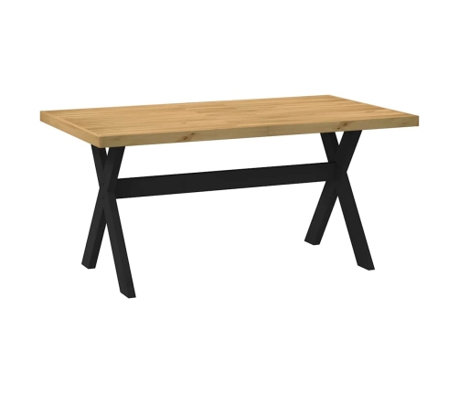 Mesa comedor NOAIN patas forma X madera maciza pino 160x90x75cm