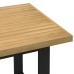 Mesa comedor NOAIN patas forma U madera maciza pino 160x90x75cm