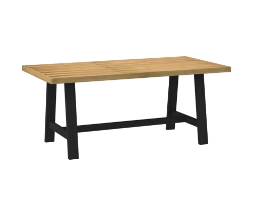 Mesa comedor NOAIN patas forma A madera maciza pino 180x90x75cm