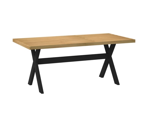 Mesa comedor NOAIN patas forma X madera maciza pino 180x90x75cm