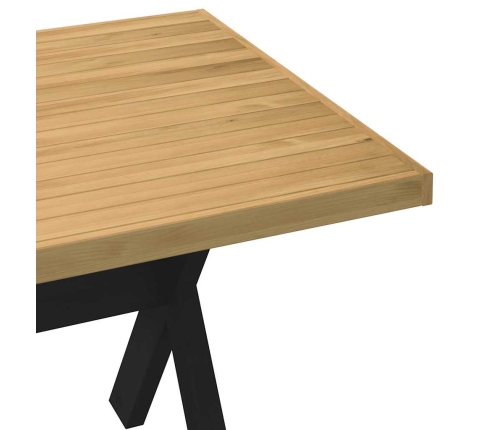 Mesa comedor NOAIN patas forma X madera maciza pino 180x90x75cm