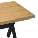 Mesa comedor NOAIN patas forma X madera maciza pino 180x90x75cm