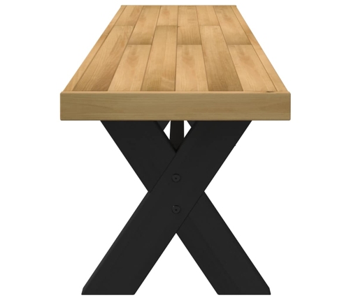 Banco comedor NOAIN patas forma X madera maciza pino